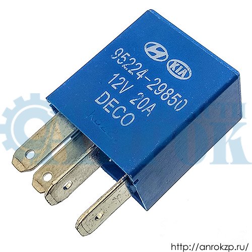 Реле 12V 20A HYUNDAI Porter 2 MK 95224-29850 / 9522429850.