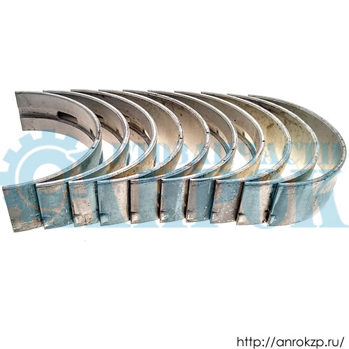 Вкладыши коренные ремонт 0,50 HYUNDAI HD260/270/370 дв.D8AB/D8AY/ 8DC91 KOREA 21020-72902 / 2102072902.
