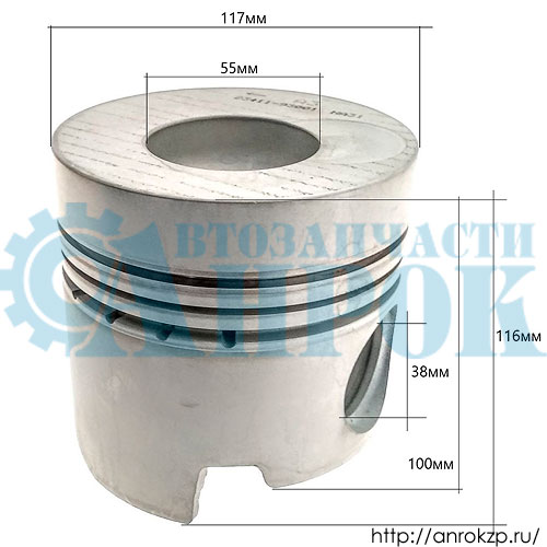 Поршень двигателя HYUNDAI HD120 дв.D6BR МК 23411-93003 / 2341193003 / 23411-93001 / 2341193001 / 23411-93013 / 2341193013.