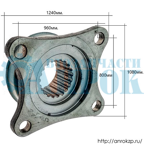 Фланец редуктора заднего моста HYUNDAI HD120 KOREA 53360-55430 / 5336055430.