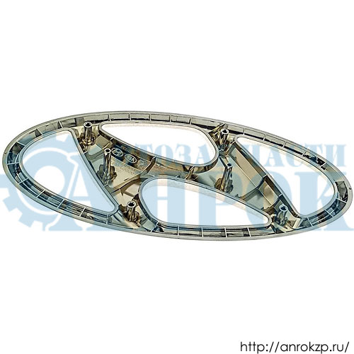 Знак заводской на решетку радиатора Н HYUNDAI Mighty EX6/8/9 МК 86330-5M000 / 863305M000.