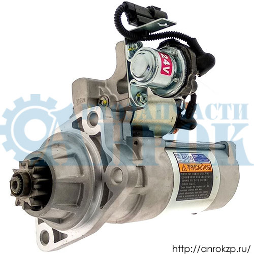 Стартер 36100-48100 / 3610048100 дв.D6GA от производителя МК для автомобиля HYUNDAI HD120/170.
