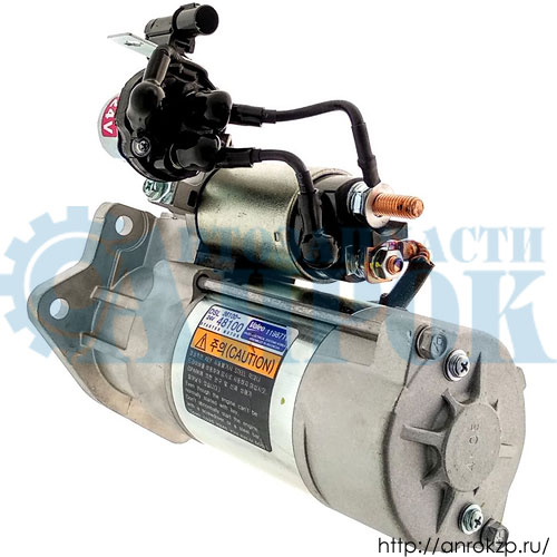 Стартер 36100-48100 / 3610048100 дв.D6GA от производителя МК для автомобиля HYUNDAI HD120/170.