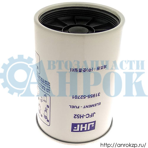Фильтр топливный HYUNDAI HD120/170 дв.D6GA JHF KOREA 31955-52701 / 31955-52701 / JFC-H52 / JFCH52.
